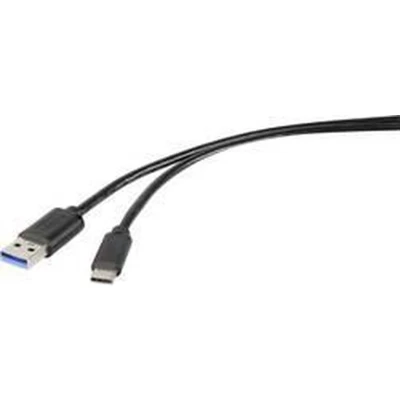 Afbeelding van Renkforce USB kabel 3.2 Gen1 (USB 3.0 / 3.1 Gen1) A stekker, C stekker 3.00 m Zwart RF 4535908