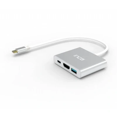 Afbeelding van INCA Adapter ITPC 4 type C &gt; 2 x HDMI 4K30Hz, 1 USB A,
