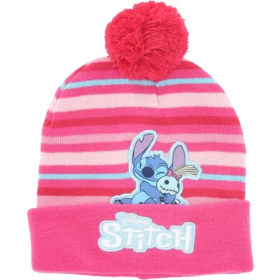 Afbeelding van Muts lilo en stitch, Muts, met pompom, stitch
