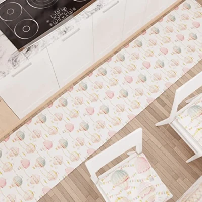 Afbeelding van PETTI Artigiani Italiani Tapijt voor keuken, antislip en wasbaar, 52 x 440 cm, Design Party 01, 100% Made in Italy