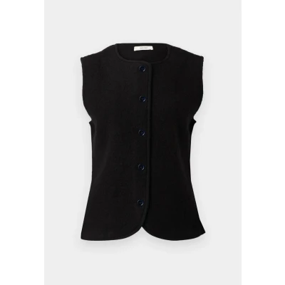 Afbeelding van SELECTED Gebreide bodywarmer &#039;SLFDARLA&#039; zwart