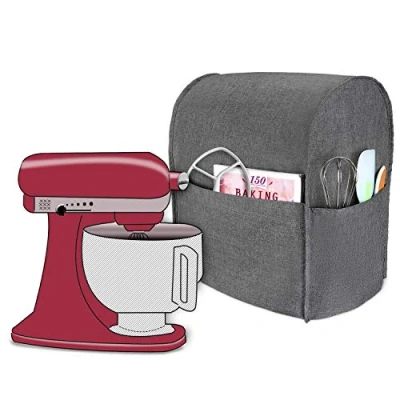 Afbeelding van Luxja Afdekking voor KitchenAid keukenmachine, anti stofafdekking keukenmachine en accessoires (geschikt 4,3 liter alle 4,8 keukenmachine), grijs