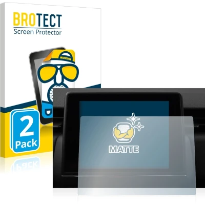 Afbeelding van BROTECT (2 Stuks) Antireflecterende Beschermfolie voor Renault Zoe Easy Link 7&quot; Anti Glare Screen Protector, Mat, Ontspiegelend