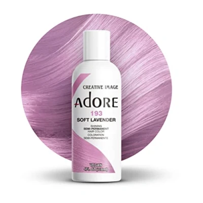 Afbeelding van Adore Shining Semi Permanent Hair Color Soft Lavender 193 Haarverf