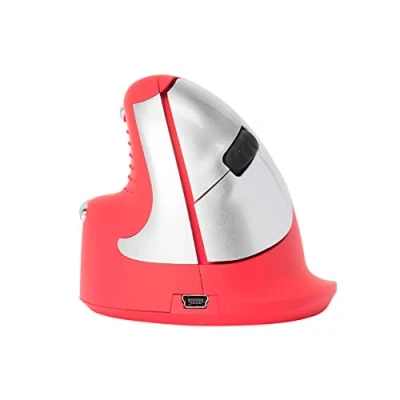 Afbeelding van R Go Tools HE Sport Ergonomische muis, Medium (Handlengte 165 185mm), Linkshandig, Bluetooth, Rood