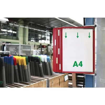 Afbeelding van Wandsysteem magnetisch Tarifold A4, 10 zichtpanelen Djois