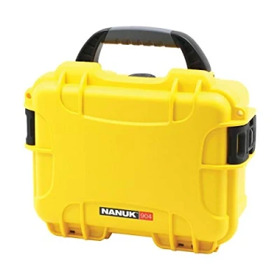 Afbeelding van Nanuk 904 Waterdichte Gele Beschermkoffer (Interne Afmetingen: 213 mm x 152 94 mm) met Aanpasbaar Schuim