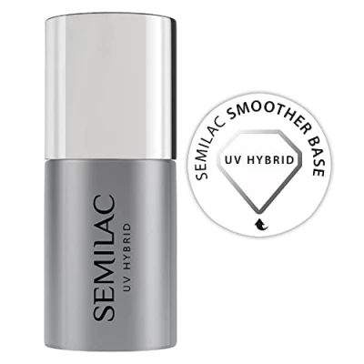 Afbeelding van Semilac Glattere Basis Nagellak, semi permanent, UV, 7 ml