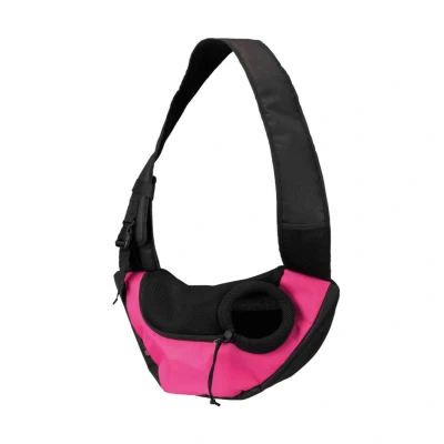 Afbeelding van Trixie Buikdrager Sling Hondendraagtas 50x25x18 cm Roze Zwart
