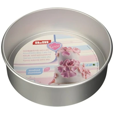 Afbeelding van ibili Round/Extra Deep Cake Pan, Zilver
