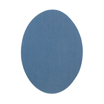 Afbeelding van 6 opstrijkbare kniestukken voor kinderen. Elleboogbeschermers om uw kleding te beschermen en broeken, jassen, truien, overhemden repareren. 10,5 x 8 cm. (Stewardess)