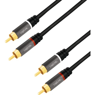 Afbeelding van LogiLink Ca Rca (7.50 m, RCA), Audiokabel