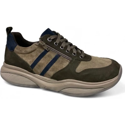 Afbeelding van Xsensible 30073.2 SWX3 Men Moss Combi Hx Sneakers Maat 41 Bruin Schutrups