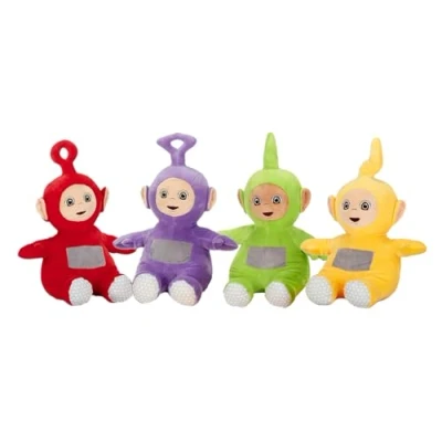Afbeelding van Teletubbies pluche dier, premium kwaliteit, super zacht knuffeldier Po, Tinky Winky, Laa Laa, Dipsy peluche 37 cm, officiële licentie (Familie editie)