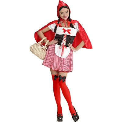Afbeelding van Widmann Roodkapje Kostuum Evergreen Vrouw Rood Large Carnavalskleding Verkleedkleding