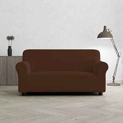 Afbeelding van Italian Bed Linen Bankovertrek &quot;Più Bello&quot;, bruin, 2 plaatsen