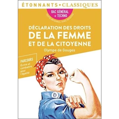 Afbeelding van DECLARATION DES DROITS DE LA FEMME ET CITOYENNE BAC 2023 PARCOURS EC
