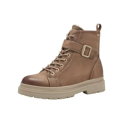 Afbeelding van Tamaris Snowboots, Dames, Maat: 37, Camel Leer/ synthetisch