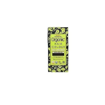 Afbeelding van Radico COLOUR ME ORGANIC Golden Brown / Goudbruin 100% Natuurlijke BIO 9 Kruiden Henna Haarverf Zonder Ammoniak PPD PTD met ECOCERT, HALAL, VEGAN 100g