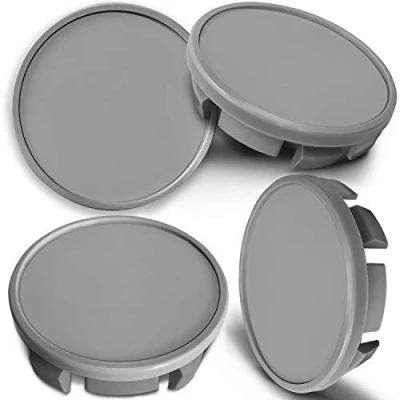 Afbeelding van 65 mm wielcentrum aluminium naafvelgen moerdoppen compatibel met VW 3B7601171/6U7 601 171 wieldoppen, zilver CVS 0