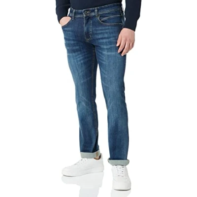 Afbeelding van camel active Heren 488765 Straight Jeans, medium blauw, 52W / 30L