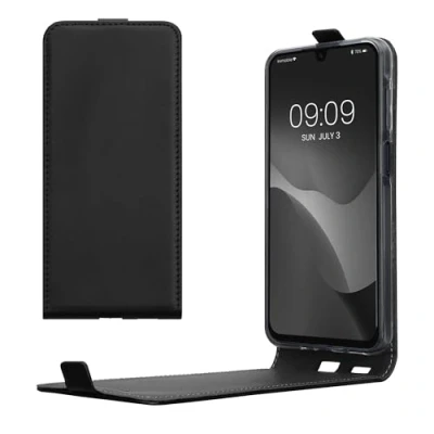 Afbeelding van kwmobile hoesje geschikt voor Samsung Galaxy A16 5G Flip cover met magnetische sluiting in zwart