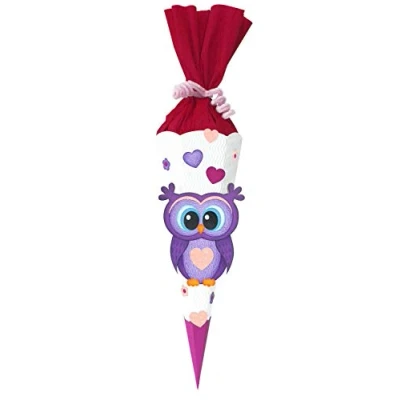 Afbeelding van Ursus 9860008 Schultüten knutselset, Mini Uil, 6 hoekig, 41 cm