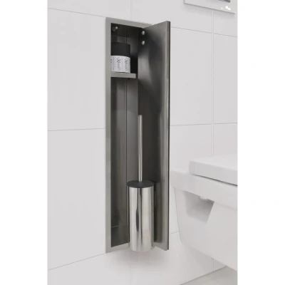 Afbeelding van Looox Special closetborstelgarnituur roestvaststaal (rvs) CL6