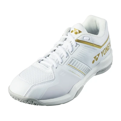 Afbeelding van Yonex Strider FLOW badmintonschoenen wit / goud maat 44