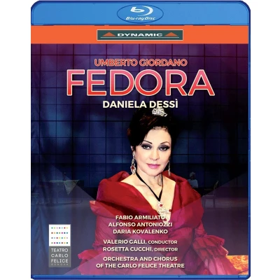 Afbeelding van Daniela Dessi, Fabio Armiliato &amp; Orchestra And Chorus Of The Carlo Felice Theatre Giordano: Fedora (Blu ray)