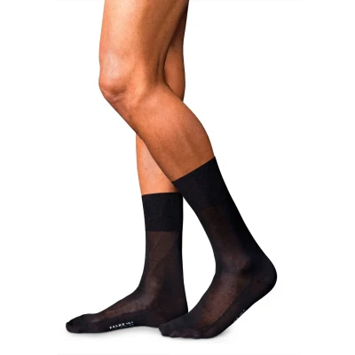 Afbeelding van Falke NO. 4 PURE SILK Luxury LINE Sokken, Heren, Maat: 45/46, Black