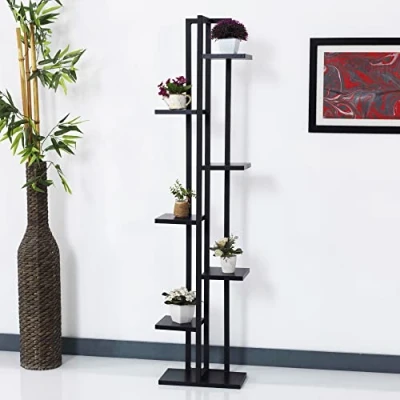 Afbeelding van Plantenstandaard Somero 150x34x21cm zwart
