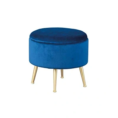 Afbeelding van Inter Link SAS Willandra Poef Blauw