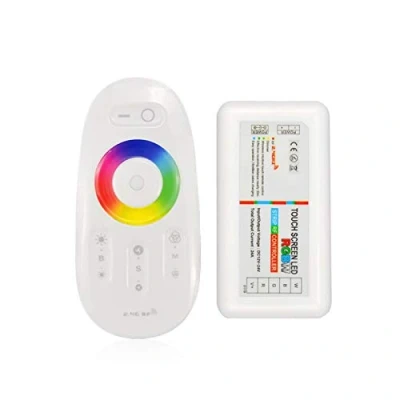 Afbeelding van Touch Screen LED RGB/RGBW Controller 2.4G draadloze DC12 24V RF afstandsbediening for Strip WELSUN