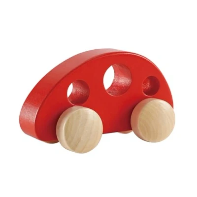 Afbeelding van Hape E0052 Mini Van Wooden Push and Pull Along Toy Suitable for 10 months up