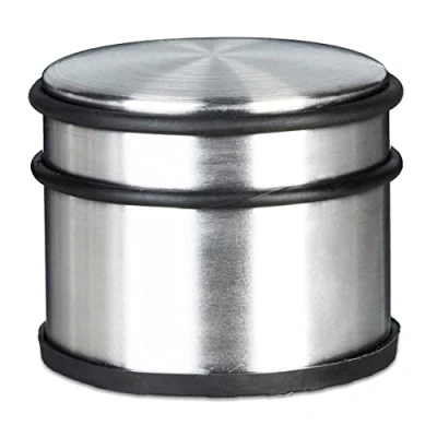 Afbeelding van Relaxdays deurstopper 1 kg XL deurvastzetter deurbuffer deurstop verchroomd