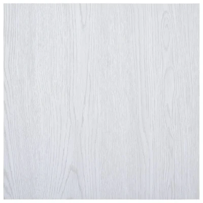 Afbeelding van Vloerplanken zelfklevend 5,11 m² PVC wit