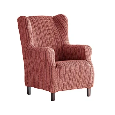Afbeelding van Martina Home Fauteuil hoes, elastische oorfauteuil 33x42x8 cm bordeauxrood