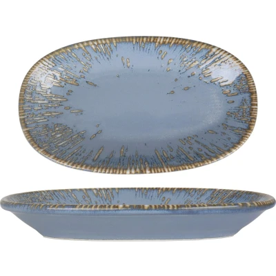 Afbeelding van Bonna Serveerschaal Sky Snell Porselein 24x14 cm set van 2
