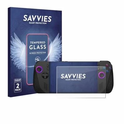 Afbeelding van Savvies 9H gepantserde glazen screenprotector Helder Transparant glas, Andere spelaccessoires,