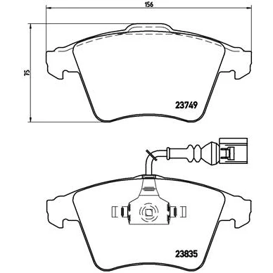 Afbeelding van Brembo Remblokset P 85 090