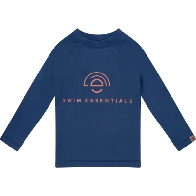 Afbeelding van Swim Essentials UV Zwemshirt Unisex Lange mouw Donkerblauw Maat 134/140