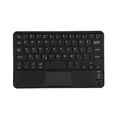 Afbeelding van VBESTLIFE Ultra Slim Mini draadloos Bluetooth toetsenbord met touchpad voor Windows pc Android tablet, compatibel en tablets, 7 inch,