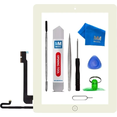 Afbeelding van MMOBIEL Digitizer Scherm Display Glas Touchscreen voor iPad 4 (WIT) inclusief Tools