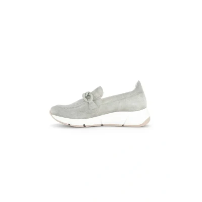 Afbeelding van Gabor Instappers, Dames, Maat: 38.5, Grey Veloursleer