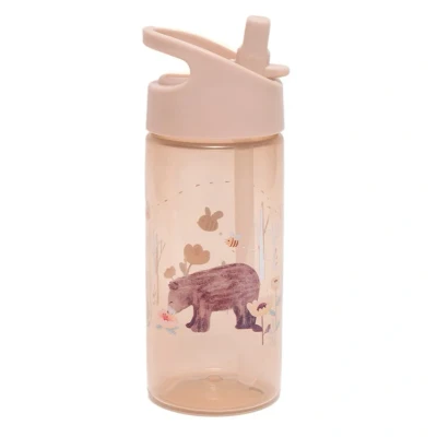 Afbeelding van Petit monkey drinkfles met rietje brombeer 380 ml