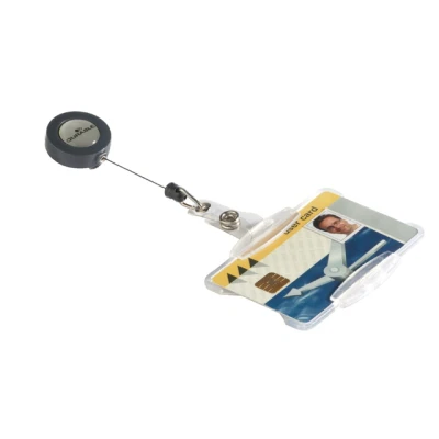 Afbeelding van Afrolmechanisme Durable 8011 54x85mm met open pashouder
