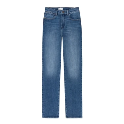Afbeelding van Wrangler Straight leg jeans, Dames, Maat: 27x32, Airblue