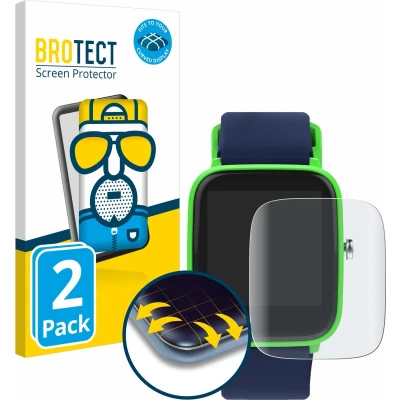 Afbeelding van BROTECT Volledige bedekking Matte Scherm Beschermer, Smartwatch beschermfolie, Grijs