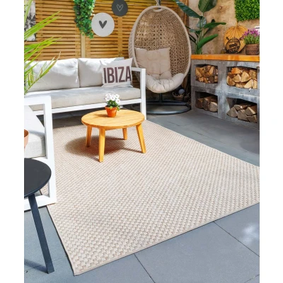 Afbeelding van Balkonkleed Alvra Base Beige 80x250 Cm